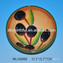 Creative design ceramic bowl ceramic olive bowl for sale
